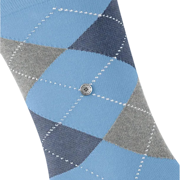 Burlington King Sock: LIGHT BLUE