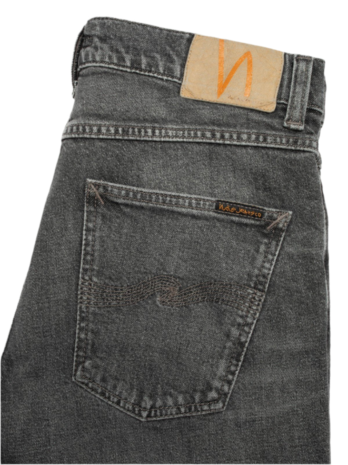 Nudie Jeans Lean Dean Jeans: GREY HURRICANE (Grey)