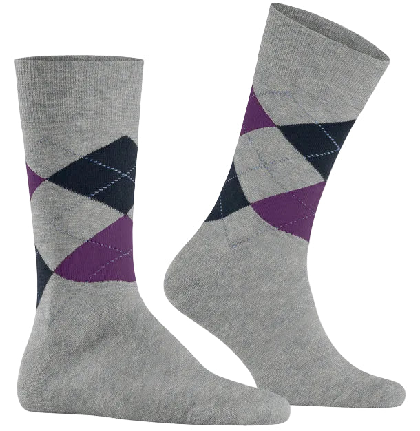 Burlington King Sock: LIGHT GREY