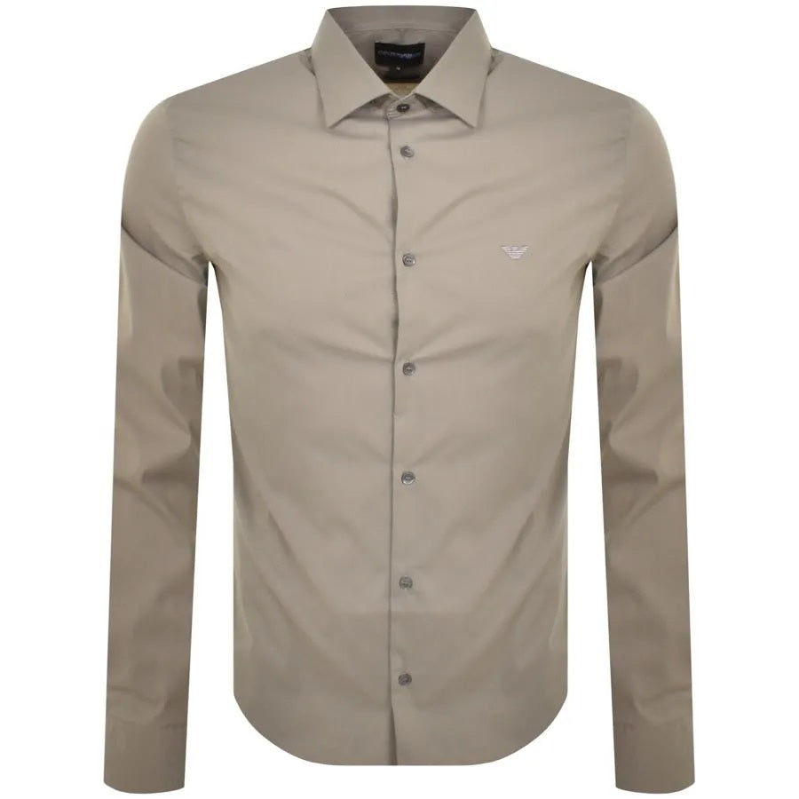 Emporio Armani Essentials L/S Shirt Sage HemingCo