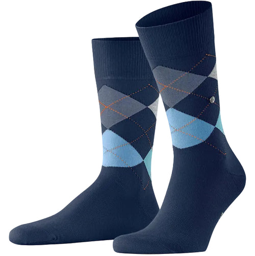 Burlington King Sock: MARINE