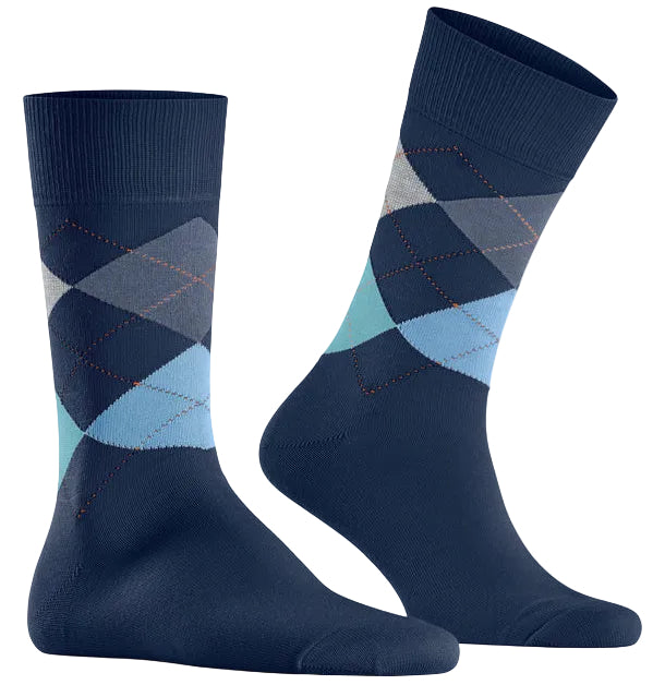 Burlington King Sock: MARINE