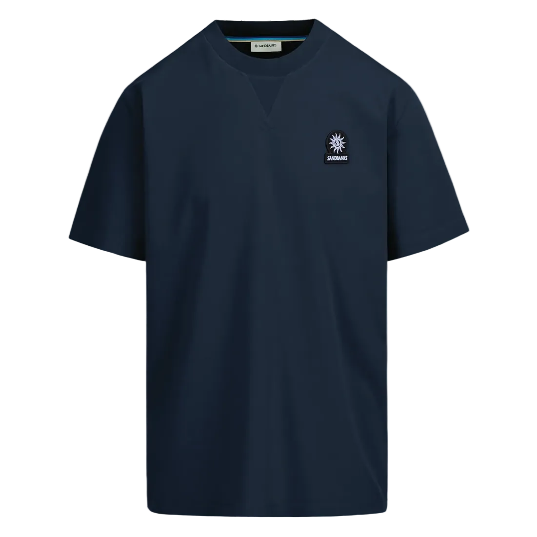 Sandbanks Double Jersey Collegiate T-Shirt: NAVY