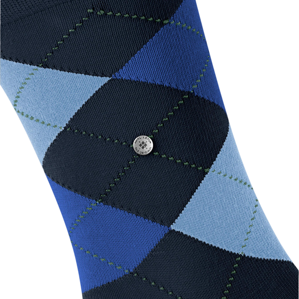 Burlington King Sock: NAVY/BLUE