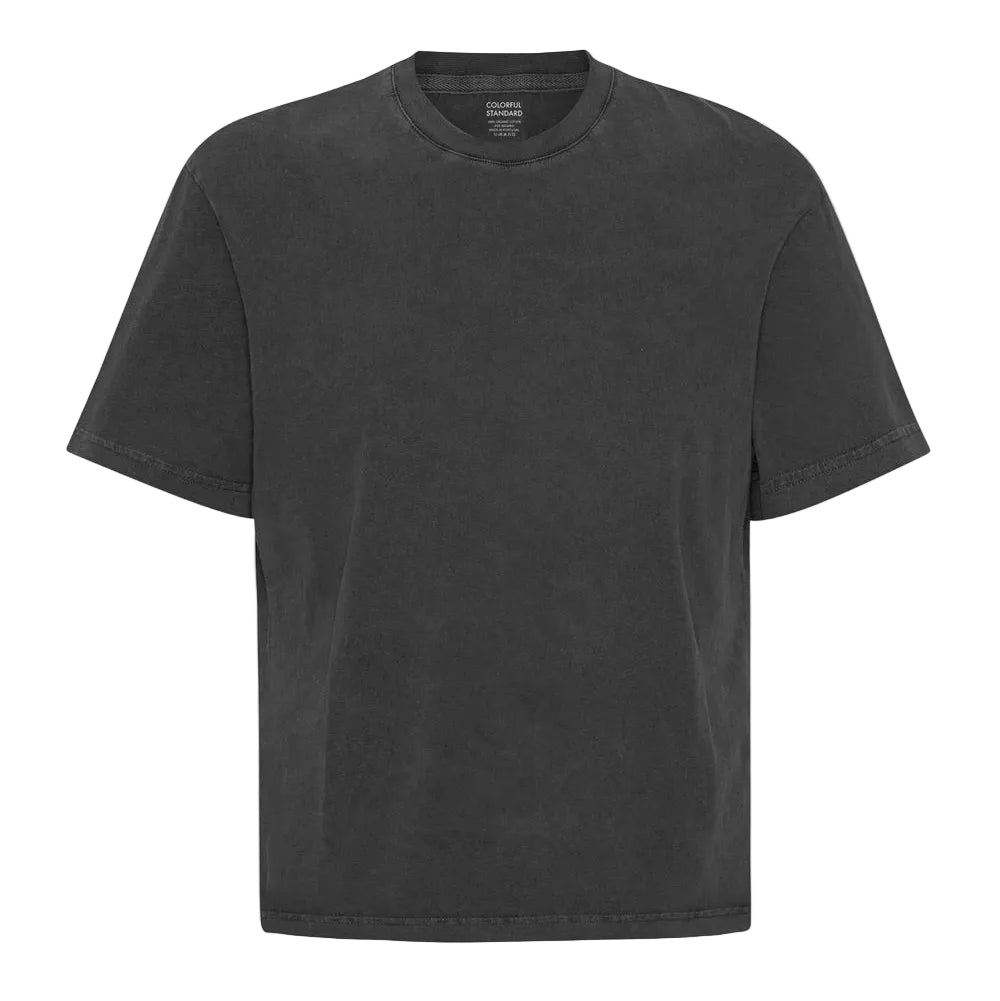 Colorful Standard Classic Oversized T-Shirt: FADED BLACK
