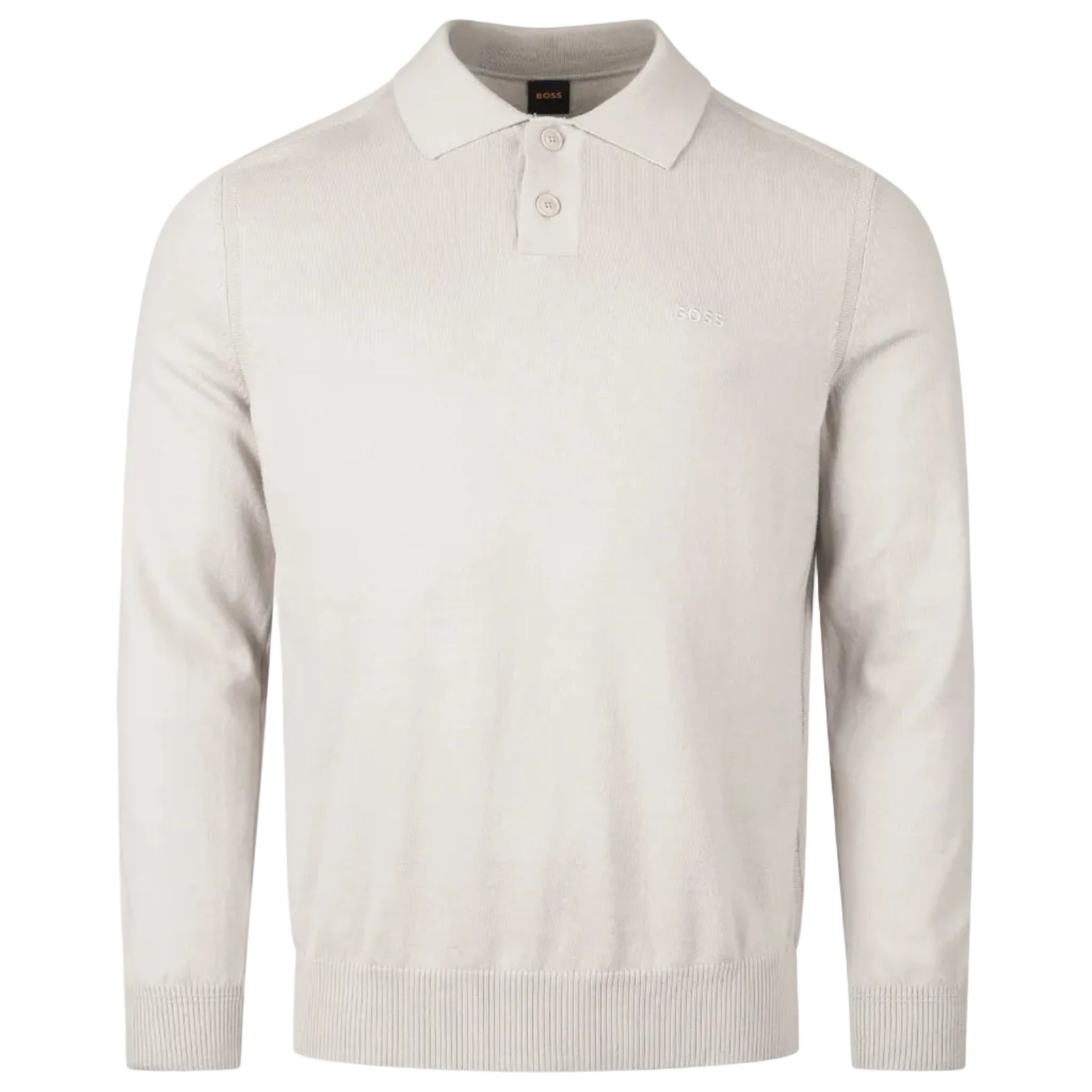 Hugo Boss Orange Asac_PL L/S Polo Shirt: OPEN GREY