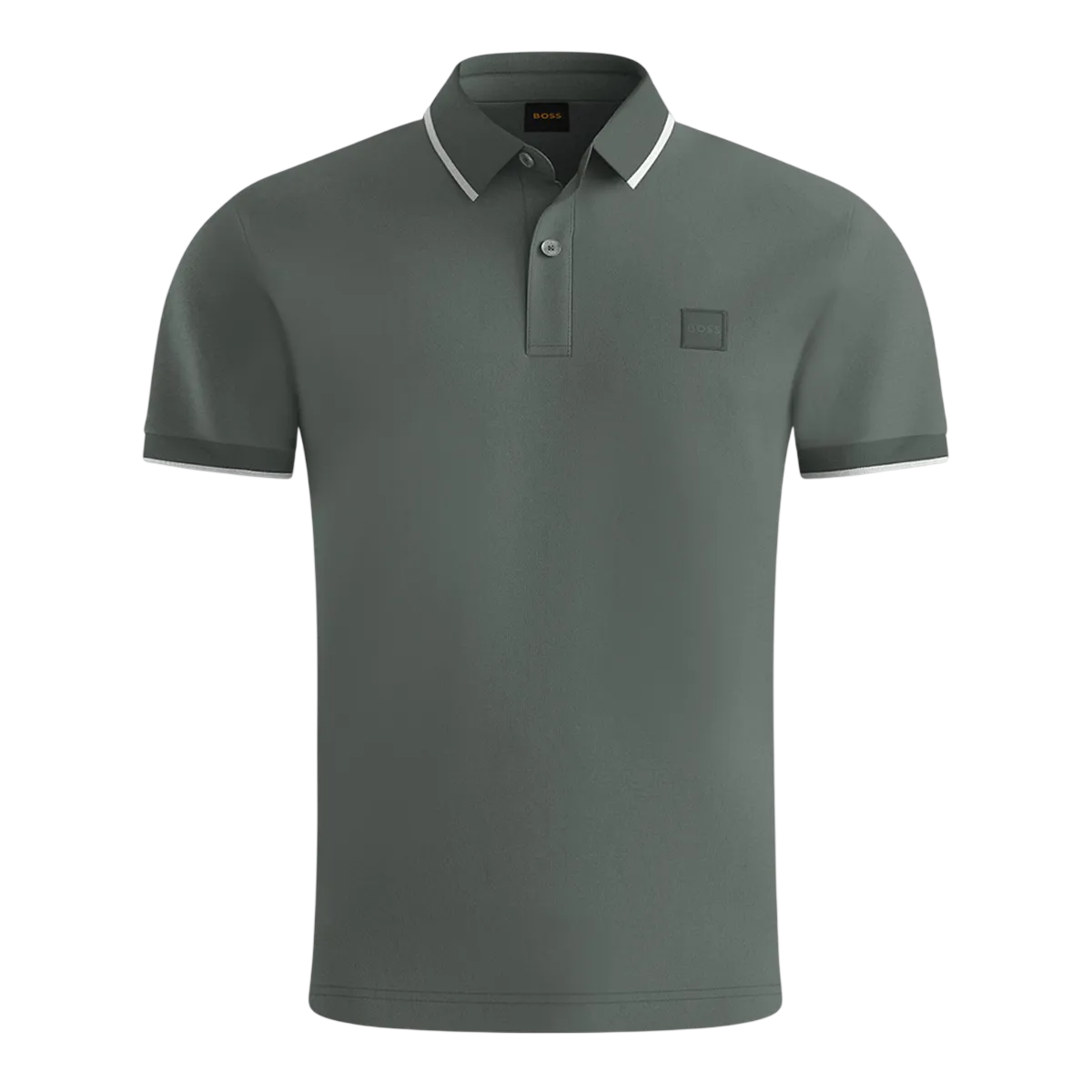 Hugo Boss Orange Passertip Polo Shirt: OPEN GREY
