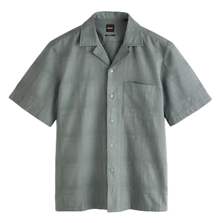 Hugo Boss Orange Rayer Shirt: OPEN GREY