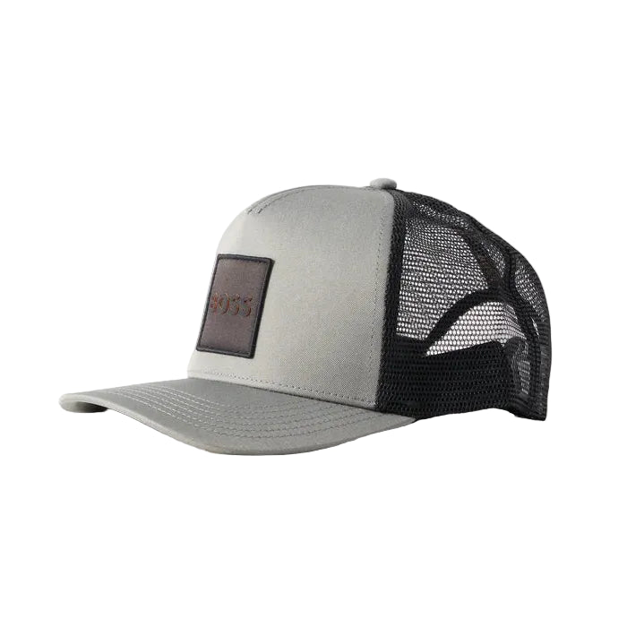 Hugo Boss Orange Elliot-PL Cap: OPEN GREY