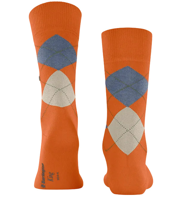 Burlington King Sock: ORANGE