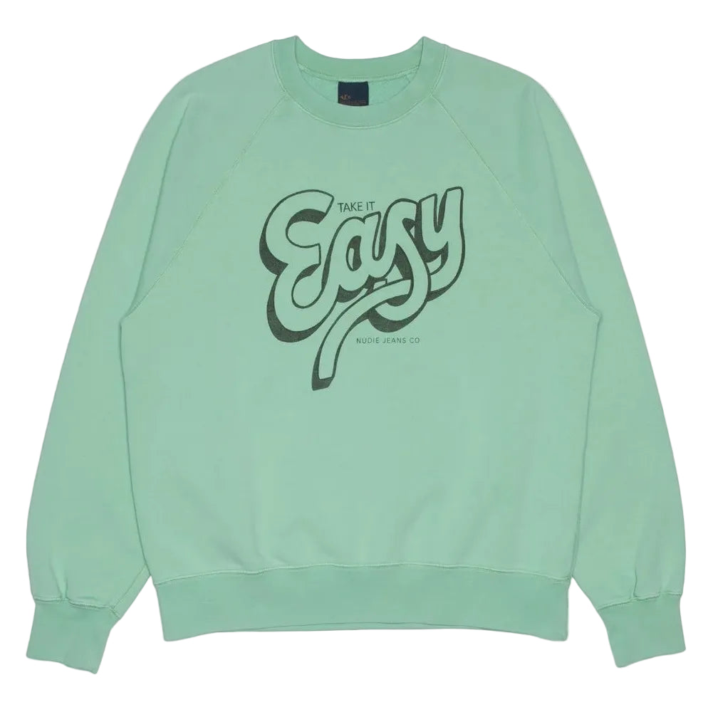 Nudie Jeans Palle Sweatshirt: TURQUOISE