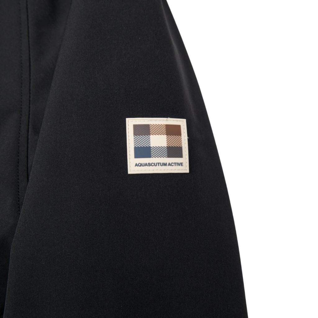 Aquascutum Active Mid Parka Jacket: BLACK