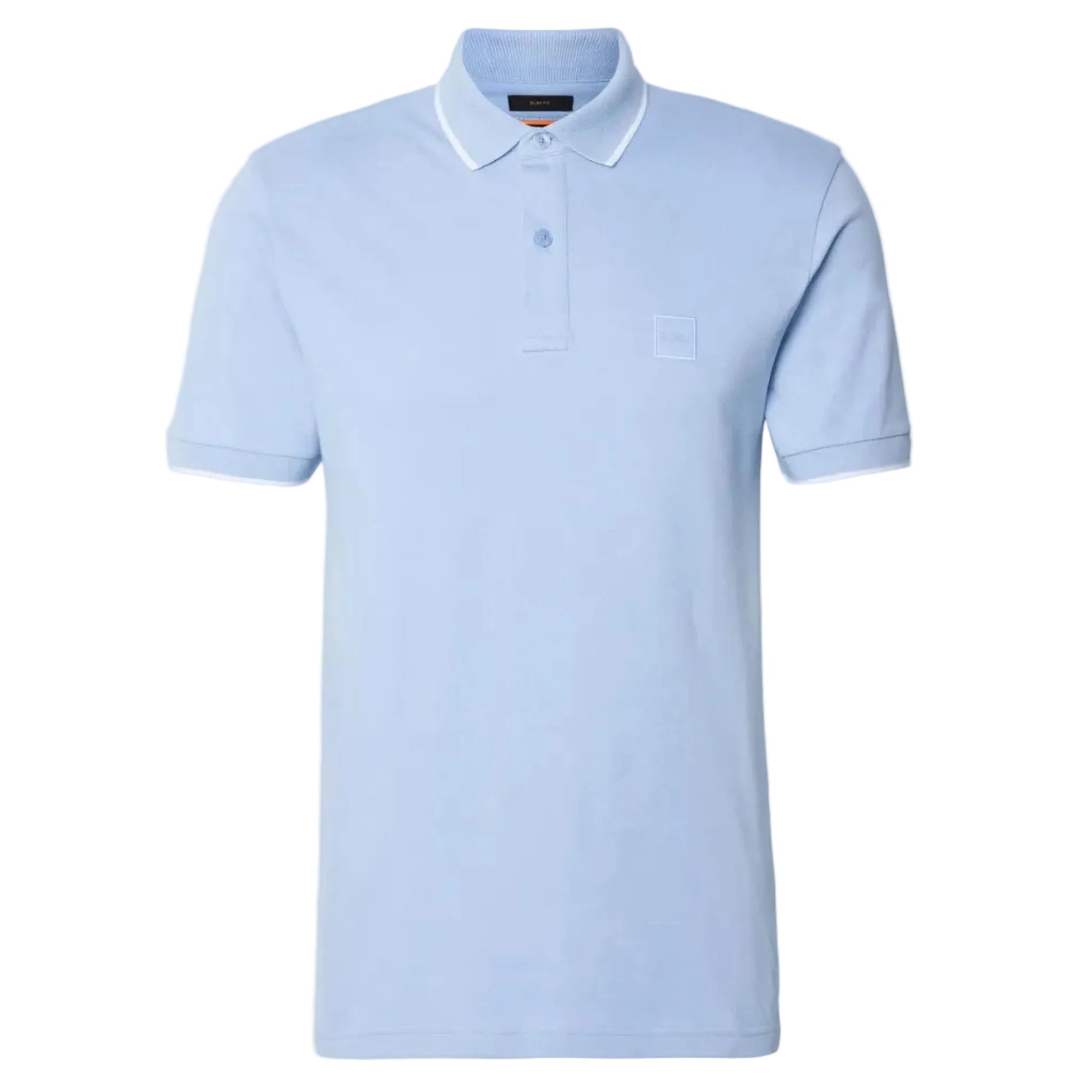 Hugo Boss Orange Passertip Polo Shirt: PASTEL BLUE