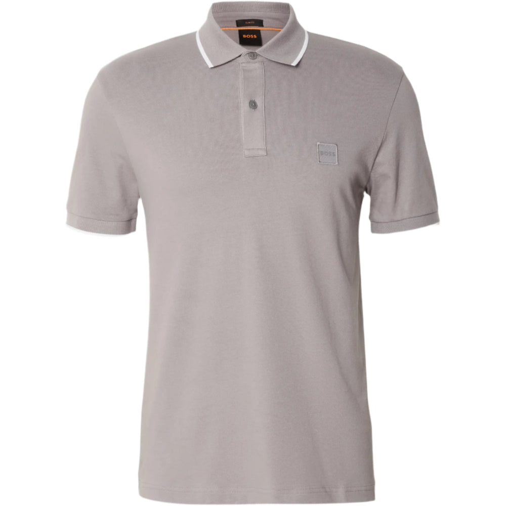 Hugo Boss Orange Passertip Polo Shirt: OPEN GREY