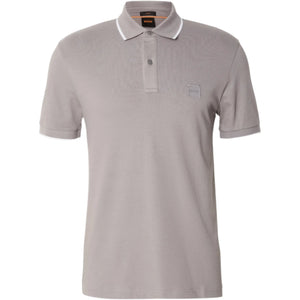 Hugo Boss Orange Passertip Polo Shirt: OPEN GREY