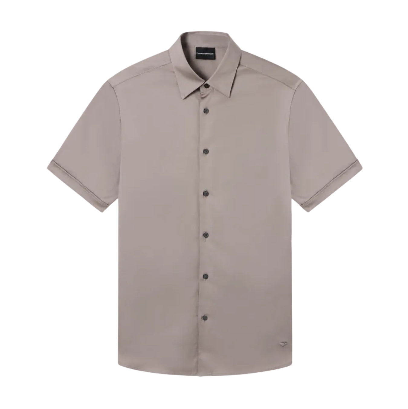 Emporio Armani Essentials Regular Fit S/S Shirt: DARK BEIGE