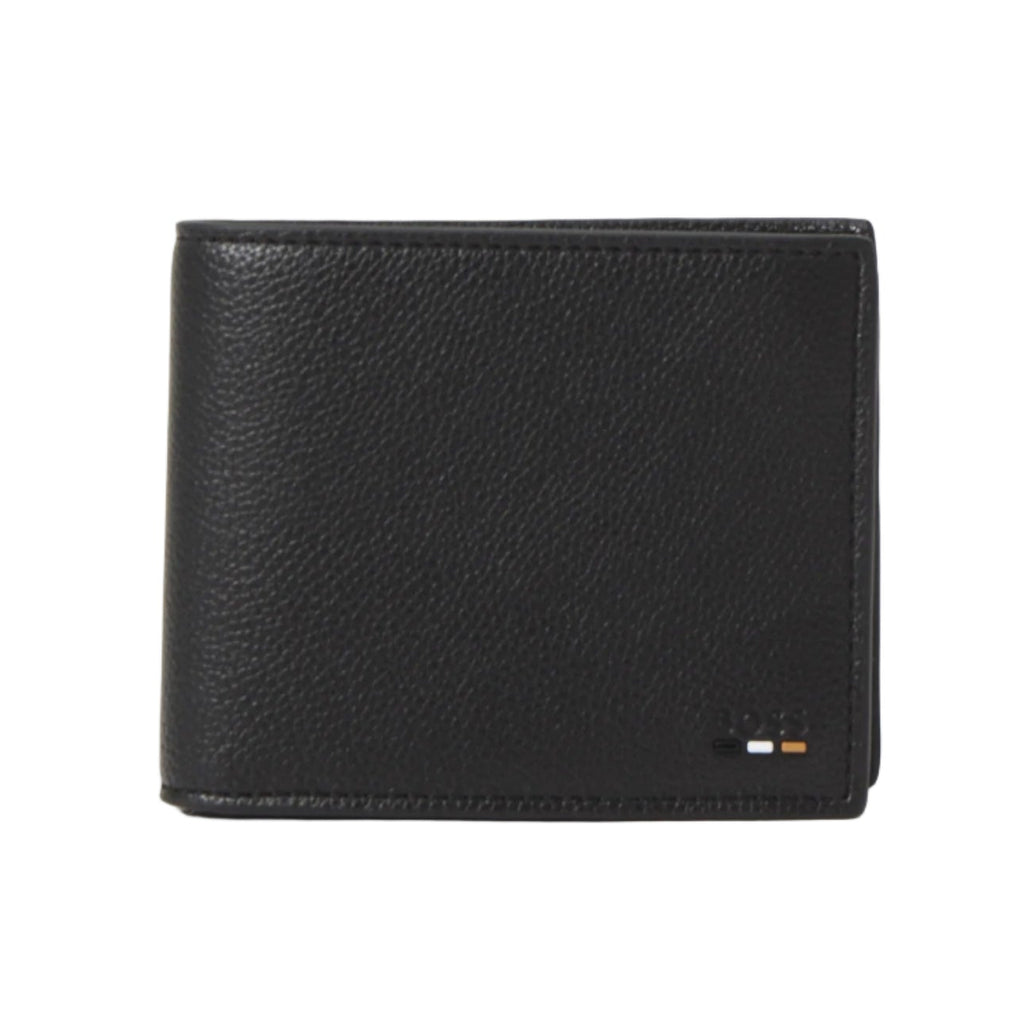 Hugo Boss Orange Ray Trifold Wallet: BLACK