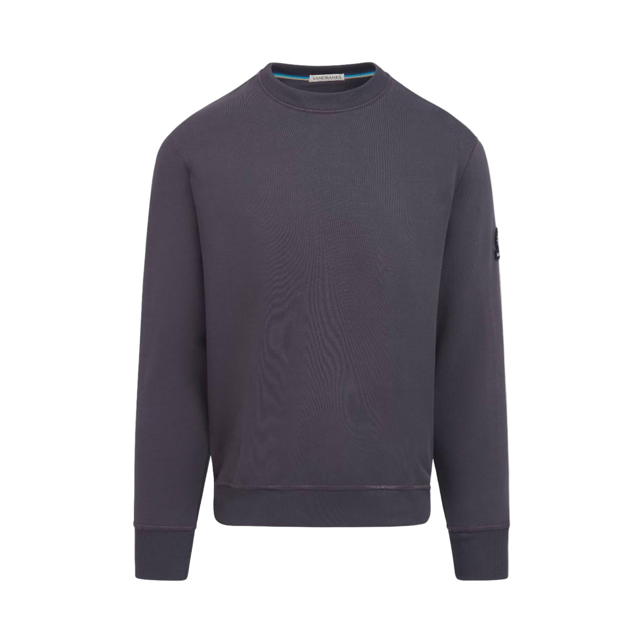 Sandbanks Badge Logo Sweatshirt: ANTHRACITE