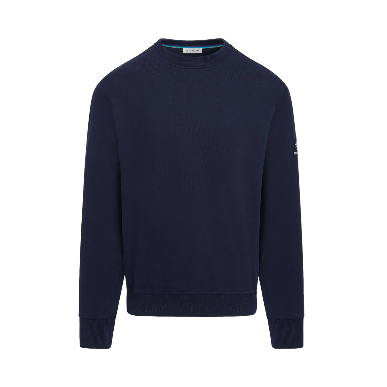 Sandbanks Badge Logo Sweatshirt: NAVY