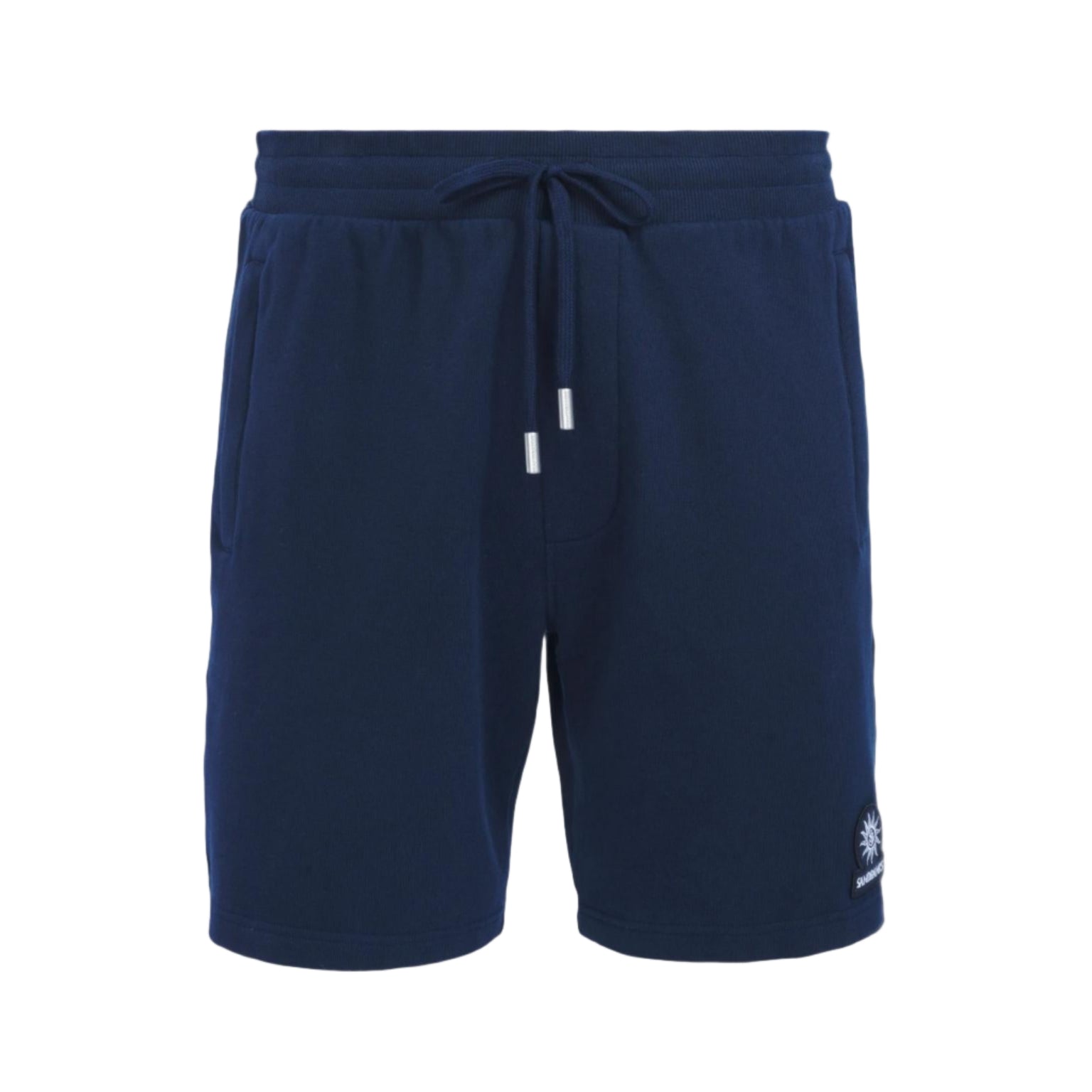 Sandbanks Badge Logo Sweatshort: NAVY