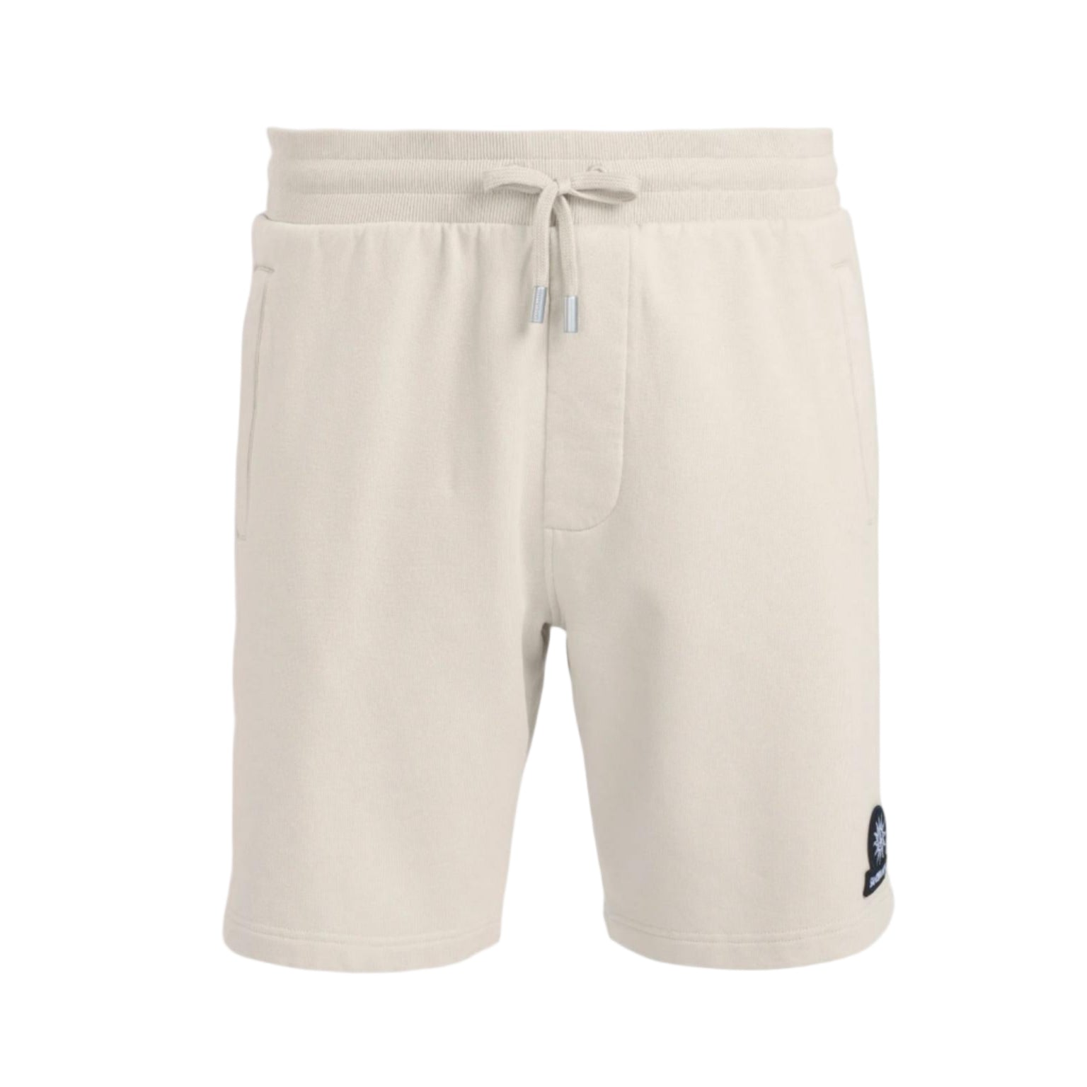 Sandbanks Badge Logo Sweatshort: STONE