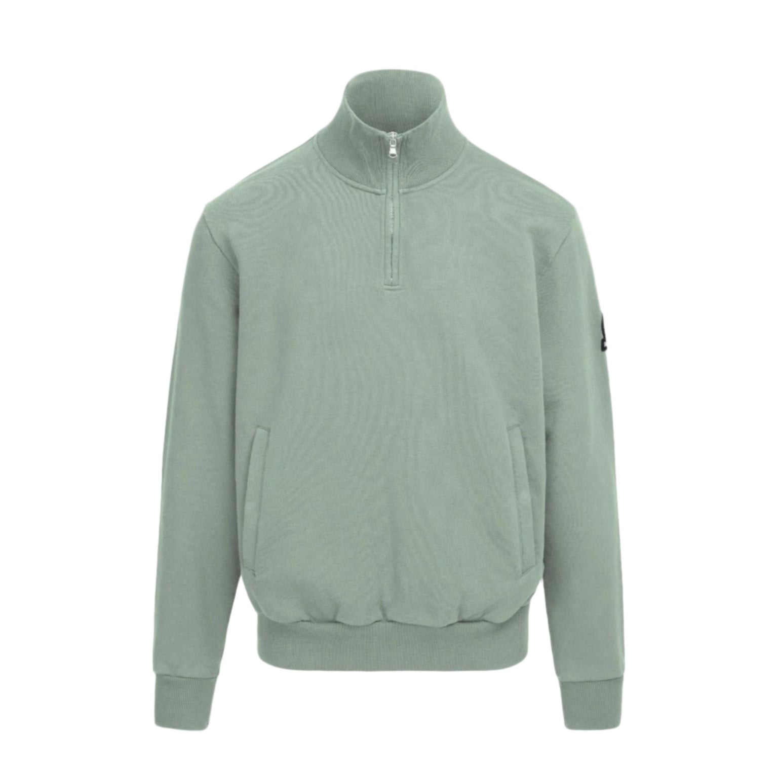 Sandbanks Quarter Zip Sweatshirt: SAGE