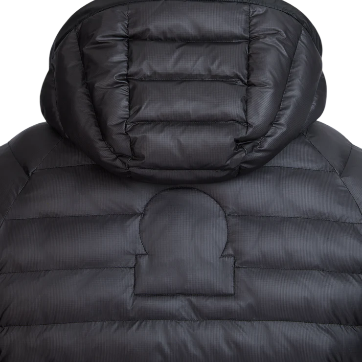 Sandbanks Hooded Micro Ripstop Puffer Jacket: ANTHRACITE