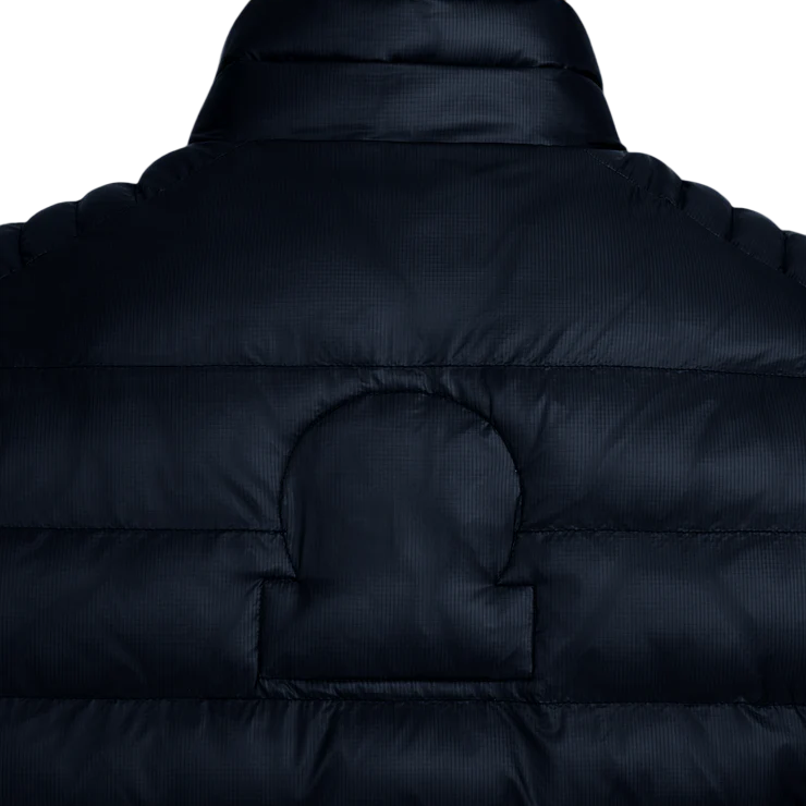 Sandbanks Hooded Micro Ripstop Puffer Gilet: NAVY