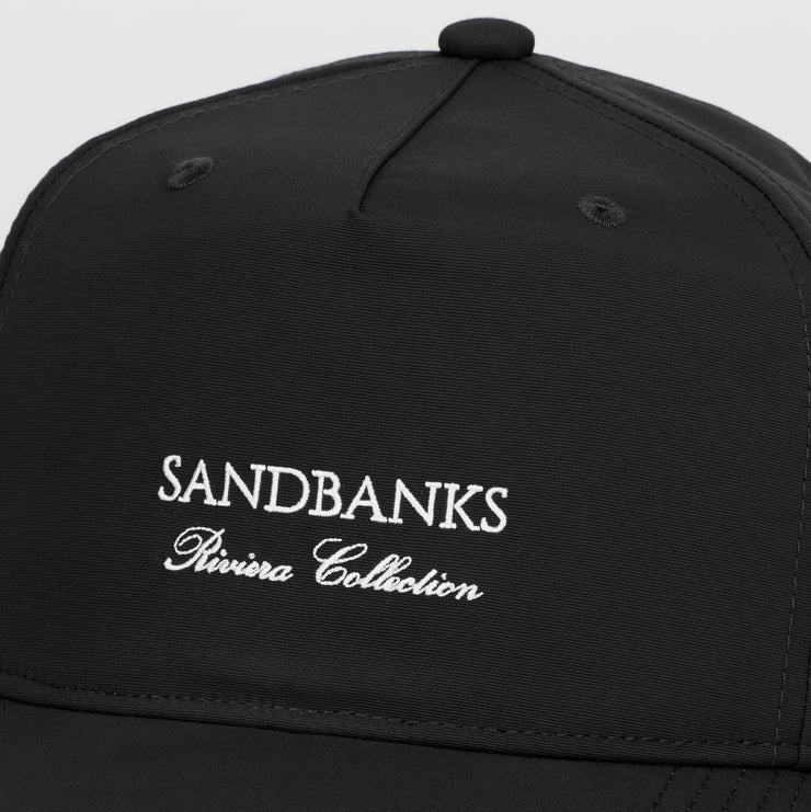 Sandbanks Riviera Collection Cap: BLACK