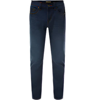 True Religion Rocco SN No Flap Relaxed Skinny Jean: DAMON DARK WASH (Dark Worn)