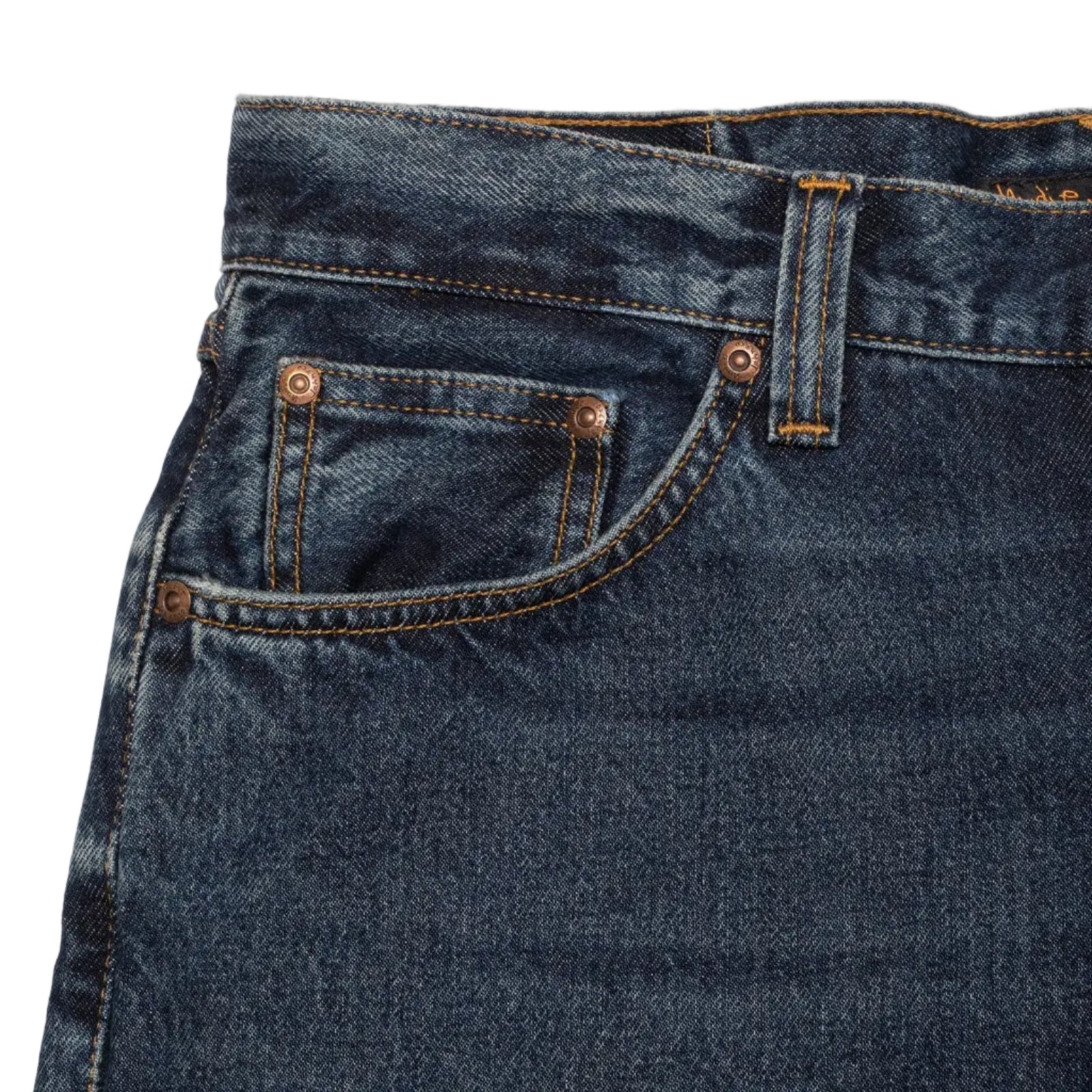 Nudie Jeans Rad Rufus Jean: BLUE SOIL