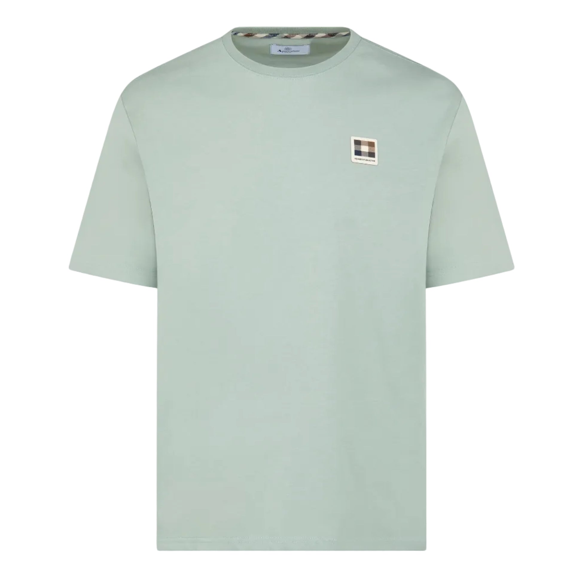 Aquascutum Active Badge T-Shirt: SAGE