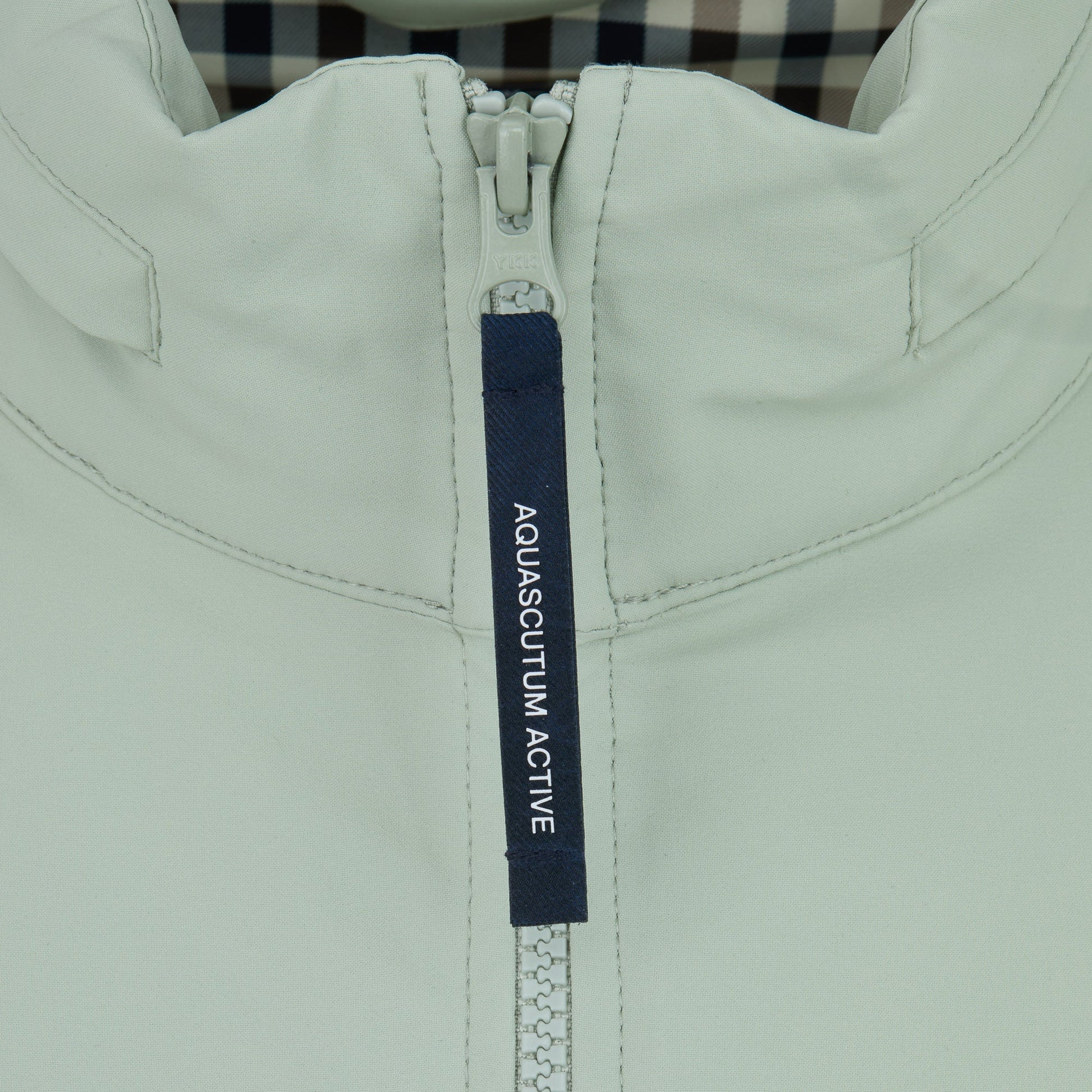 Aquascutum Active Soft Shell Mock Neck Jacket: SAGE