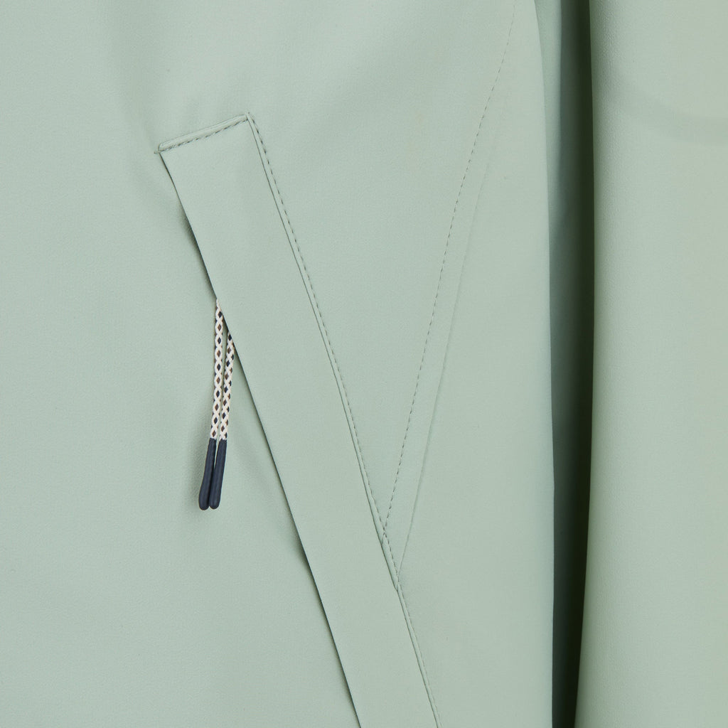 Aquascutum Active Soft Shell Mock Neck Jacket: SAGE