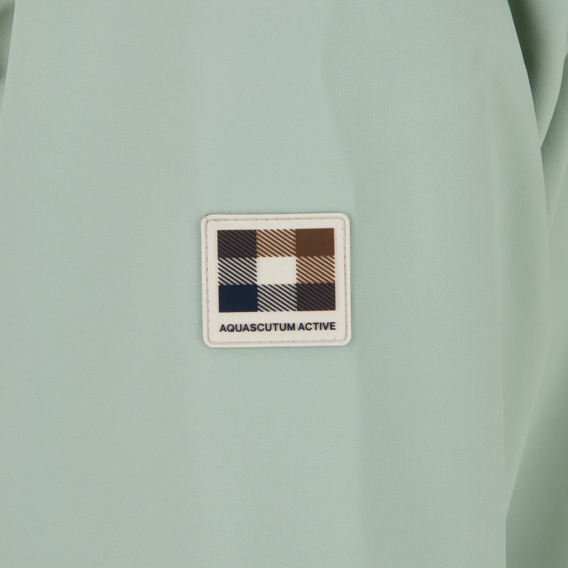 Aquascutum Active Soft Shell Mock Neck Jacket: SAGE