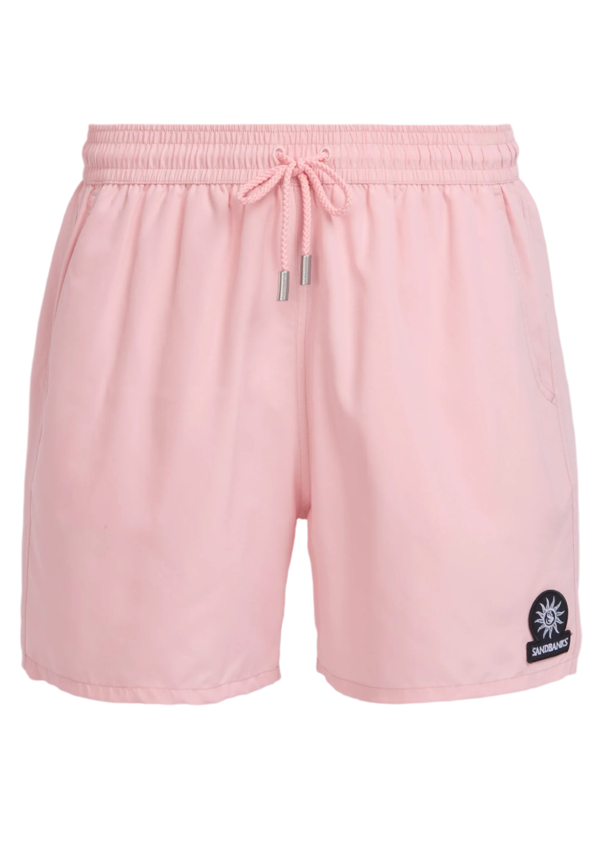 Sandbanks Badge Logo Swim Short: CRYSTAL ROSE