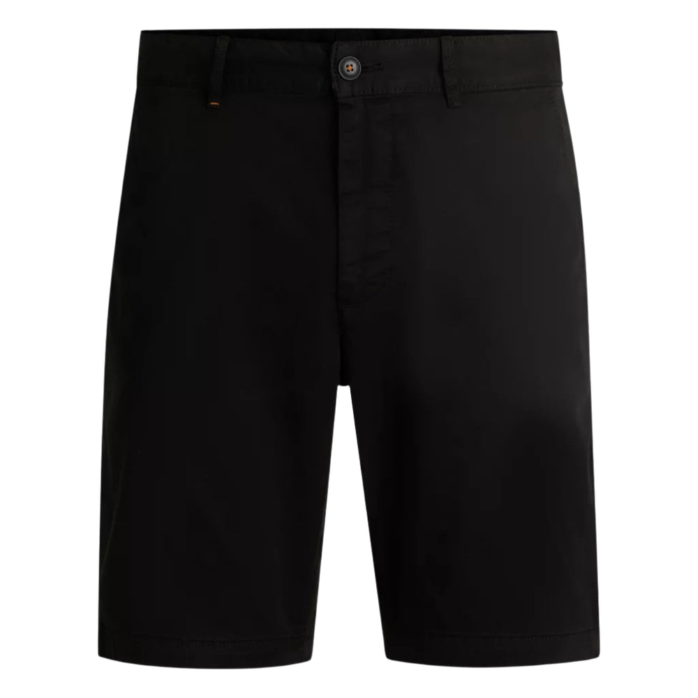 Hugo Boss Orange Chino Slim Fit Shorts: BLACK