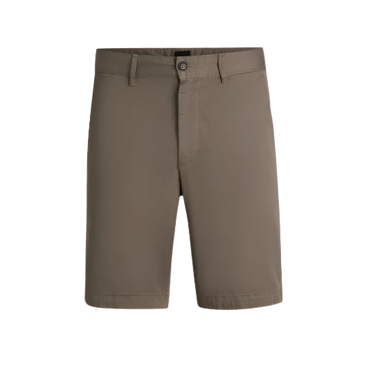 Hugo Boss Orange Chino Slim Fit Shorts: OPEN BEIGE