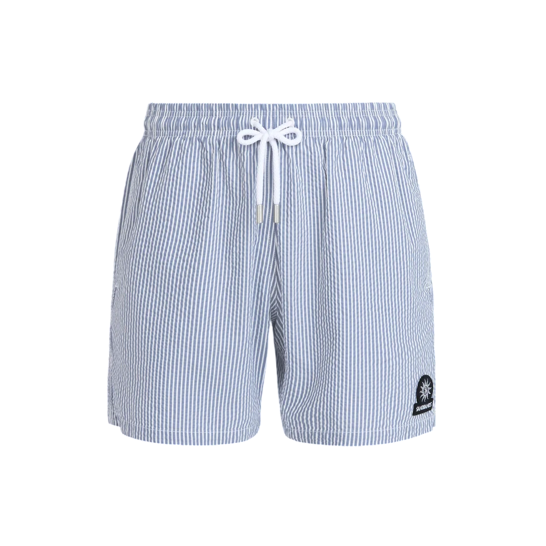 Sandbanks Seersucker Swim Short: NAVY