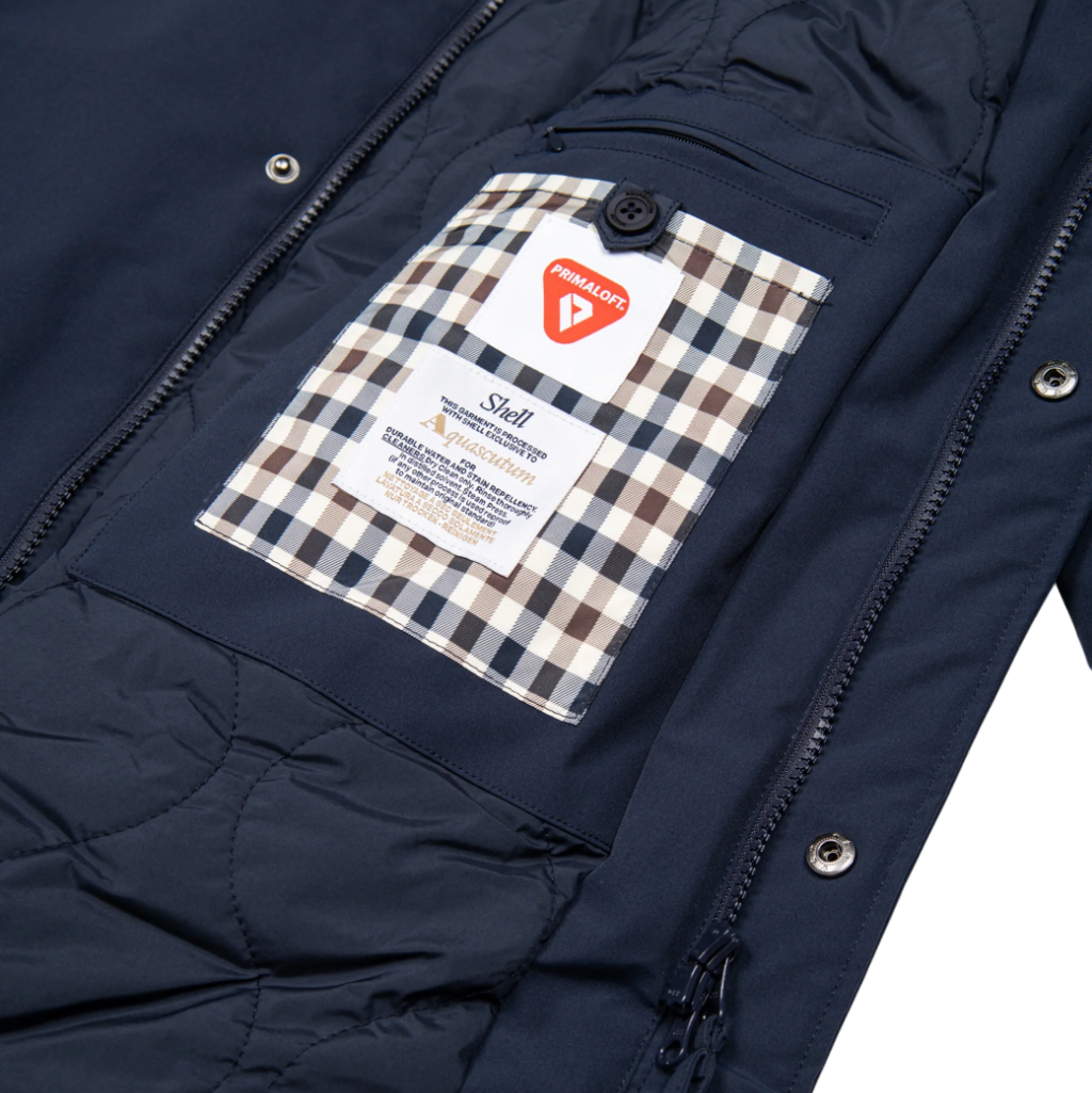 Aquascutum Active Mid Trench Jacket: NAVY