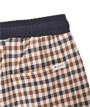 Aquascutum Active Club Check Short: NAVY