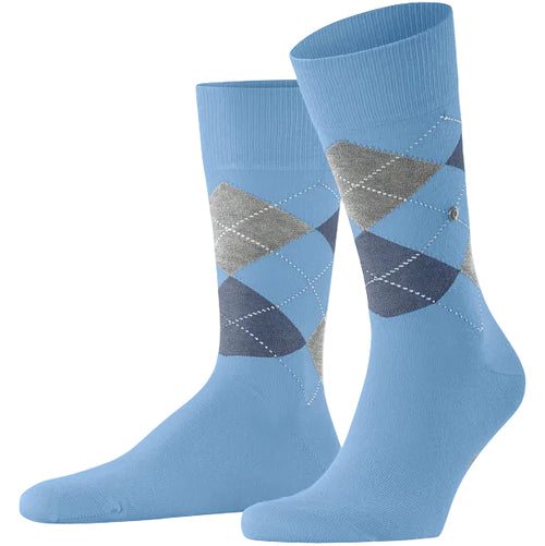 Burlington King Sock: SKY BLUE