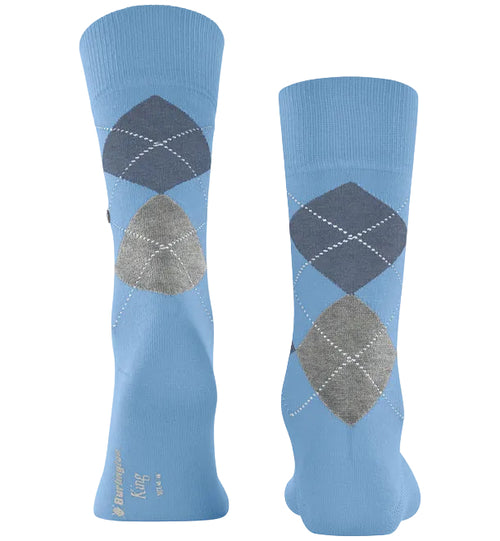 Burlington King Sock: SKY BLUE