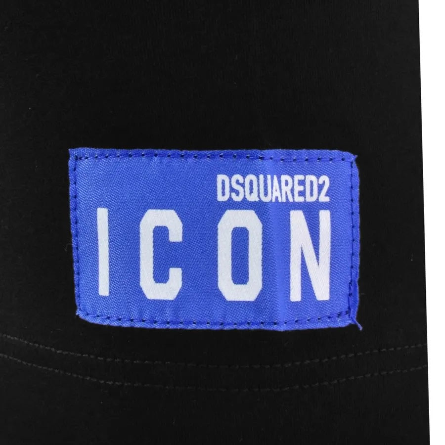 DSquared2 Sleeve Patch Logo T-Shirt Black HemingCo