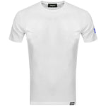 DSquared2 Sleeve Patch Logo T-Shirt White HemingCo