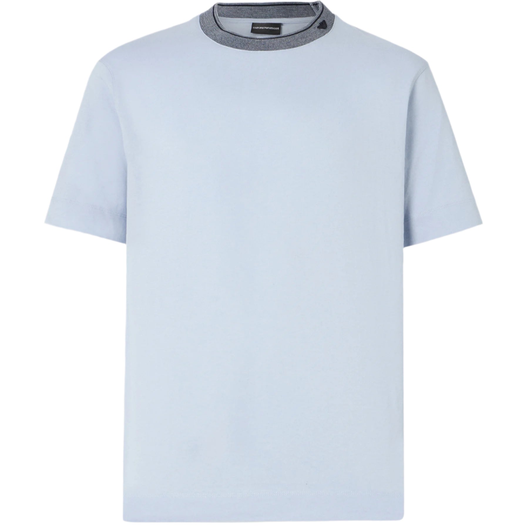 Emporio Armani Stitched Logo T-Shirt: PALE BLUE
