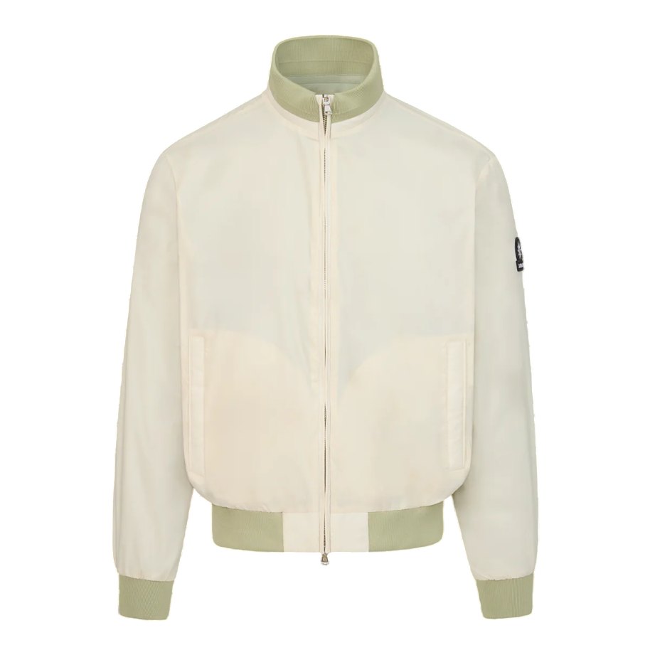 Sandbanks Reversible Bomber Jacket: SAGE/STONE