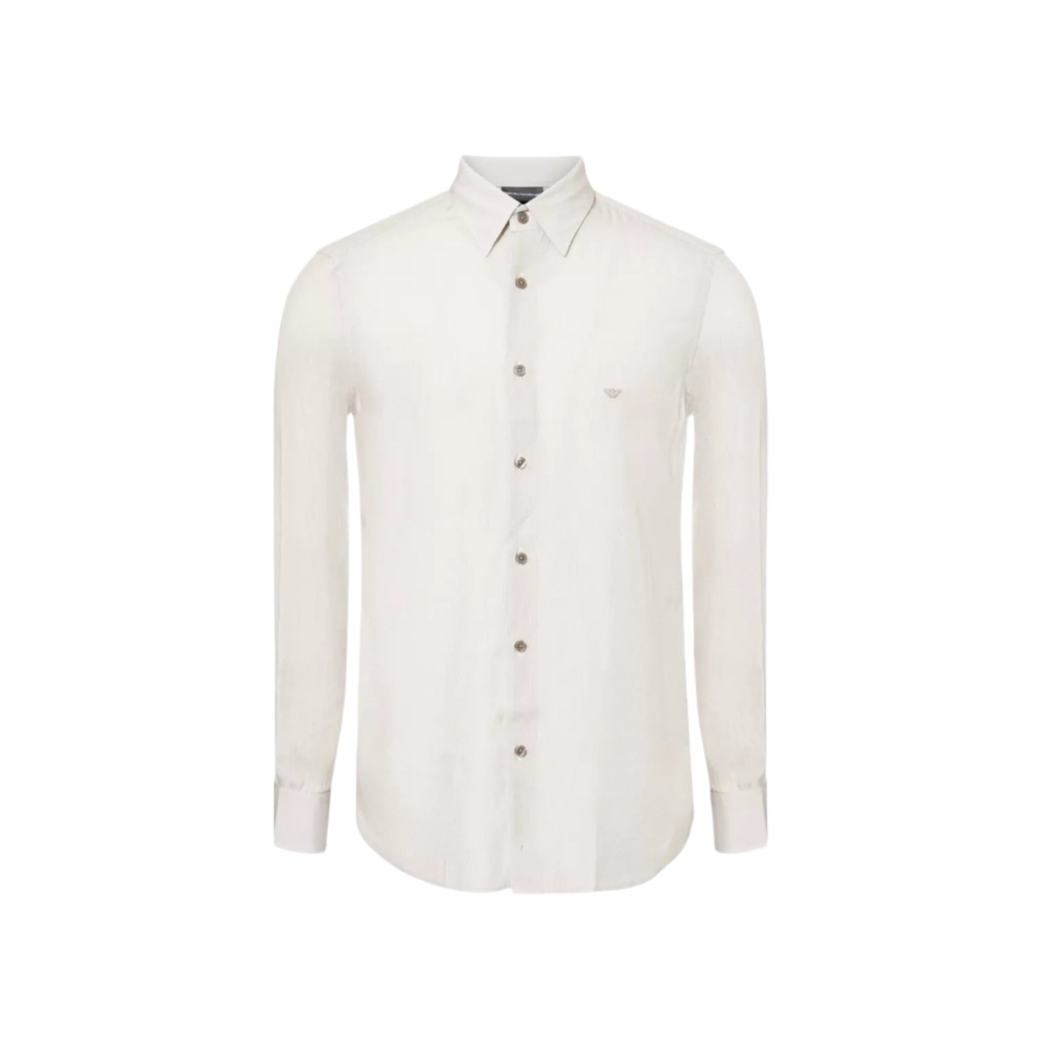 Emporio Armani Striped L/S Shirt: BEIGE