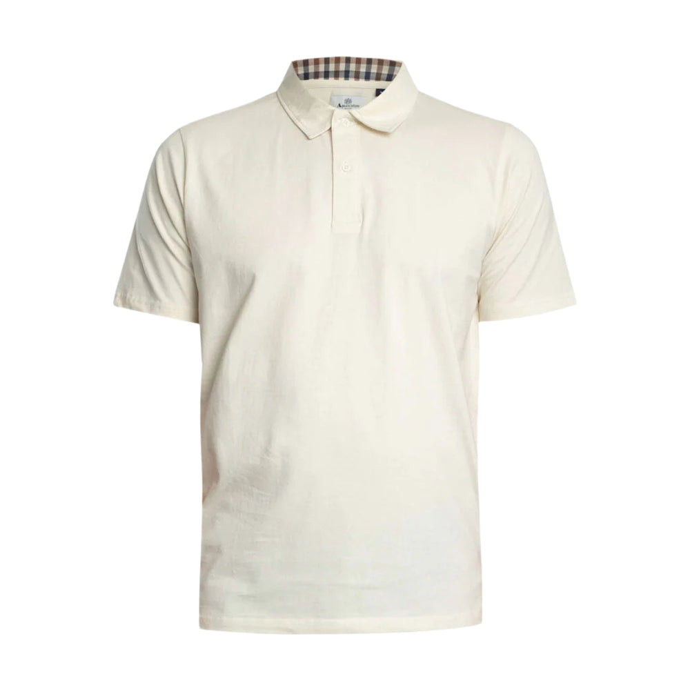 Aquascutum Active Supima Polo Shirt: OFF WHITE