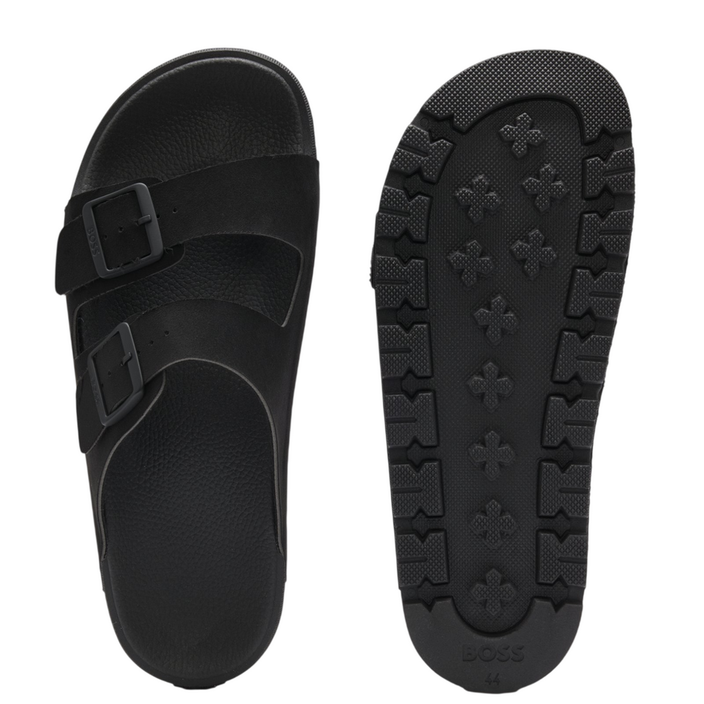 Hugo Boss Orange Surfley Sandal: BLACK